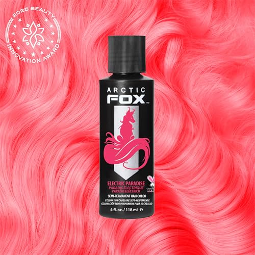 ARCTIC FOX Semi-Permanent Hair Dye Electric Paradise UV Reactive - 2x4 oz Pack