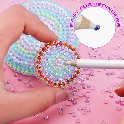 Ayzololo 42 Colors Resin Jelly Rhinestones Kit 3mm Flatback Gems for Nail Art & Crafts