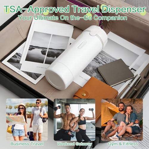 4-in-1 Leakproof Travel Dispenser Bottle Set TSA