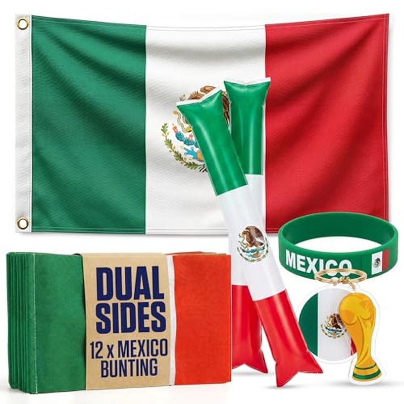 2026 World Cup Supporter Set - Bunting, Thundersticks, Wristband