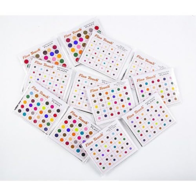720 X Count Bindi dots Multi Size Multicolor Bindi Round Bindi Polka dots Daily use Bindi Stickers (Multicolored)
