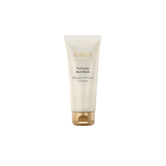 AHAVA Purifying Mud Mask - Indulging Mud Mask Cleaning & Purifying the Skin, Soothes, Softens & Clarifies, Enriched with Exclusive Osmoter, Dead Sea Mud, Aloe Vera, Vitamin B5 & Jojoba Oil, 3.4 Fl.Oz