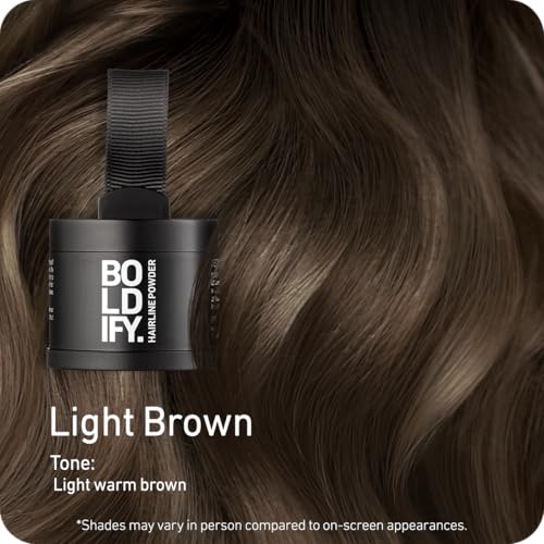 Boldify Hairline Powder - Root Touch Up Hair Color, 24Hr