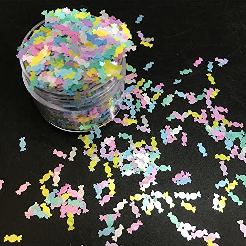 PrettyG Colorful Glitter Sequins 10g - Face Body Nail Makeup