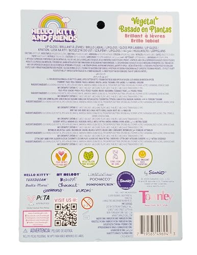 Hello Kitty & Friends Lip Gloss Set - 7 Multi-Flavored Glosses