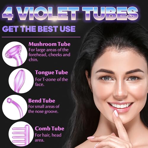 UUPAS High Frequency Facial Skin Therapy Wand Machine
