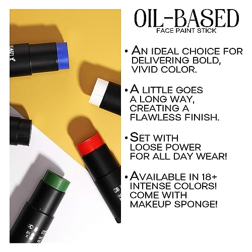 CCbeauty Ogre Green Face Paint Stick - SFX Makeup Kit