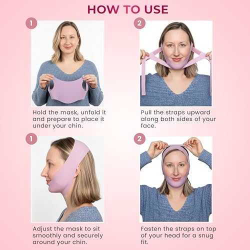 V-Line Chin Up Mask – Double Chin Reducer & Jawline Shaper