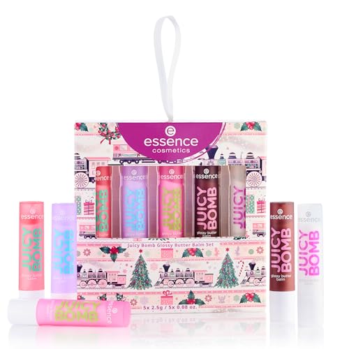 Essence Juicy Butter Balm Holiday Gift Set - 5 Vegan Lip Balms