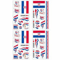 40 Pcs World Flag Temporary Tattoos Set, Waterproof