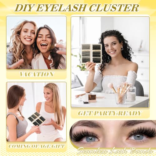 Wispy Lash Clusters 30D-100D D Curl Eyelash Extensions 10-18mm