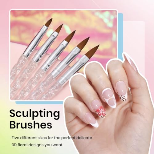 Beetles 31pc Nail Art Brush Set with Dotting Tools & Liner Pens