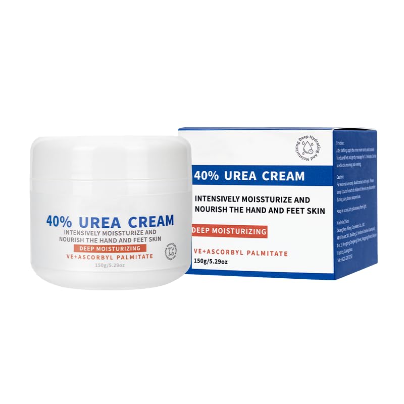 Grospe 40% Urea Foot Cream for Cracked Heels & Dry Skin Repair 5.29 Oz