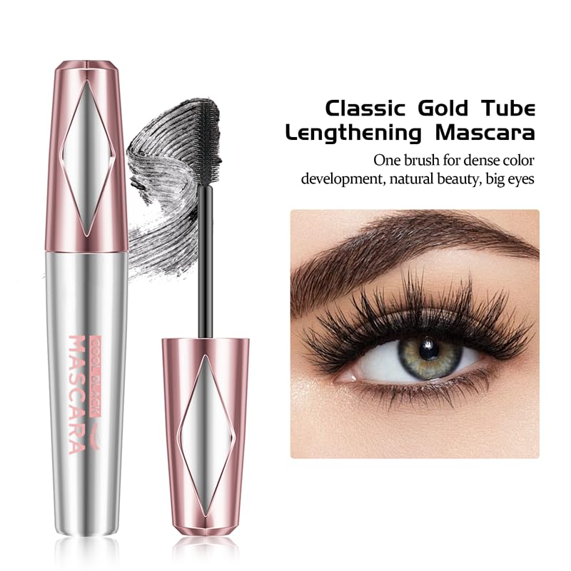 4D Silk Fiber Lash Mascara - Waterproof Volume & Length
