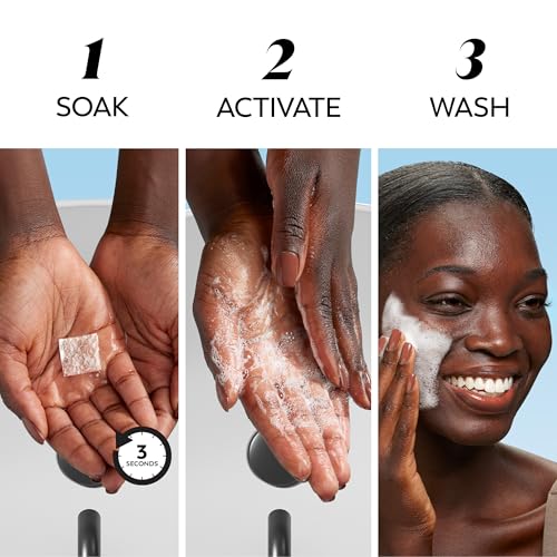 Olay Cleansing Melts + Retinol Face Cleanser, 12ct, Water-Activated Face Wash Cleans, Tones, and Refreshes Skin, (Pack of 2)