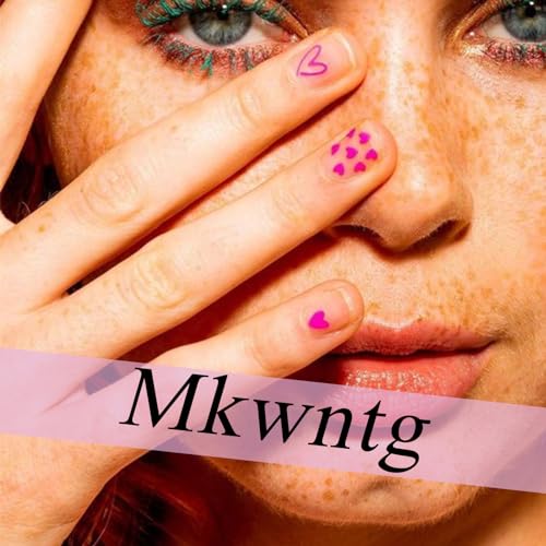 Mkwntg Halloween Press on Nails Medium Square Fake Nails Cute Ghost Pink Heart Liquid Full Cover Stick on Nails Glossy White Spider Web Glue on Nails for Women Girls Holiday Nail Decoration 24Pcs