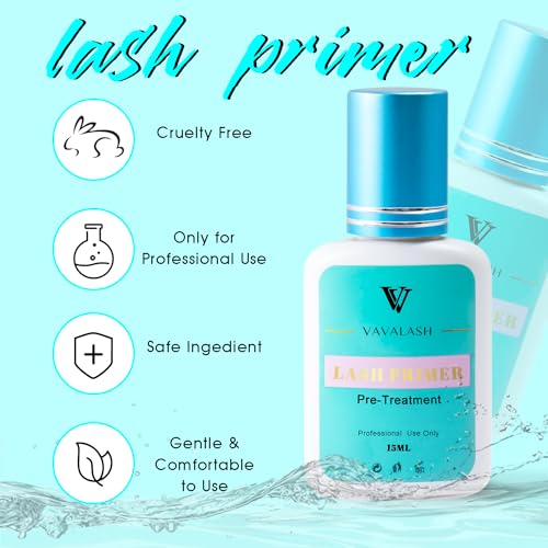 VAVALASH Lash Primer for Extensions - Professional Salon Use 15ml