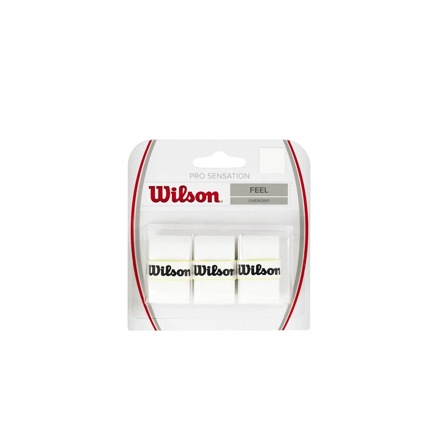 WILSON Sensation Pro Tennis Racquet Over Grip, White