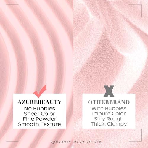 AZUREBEAUTY Sheer Nude Pink Nail Dip Powder - 60g Fast-Drying Salmon Rose