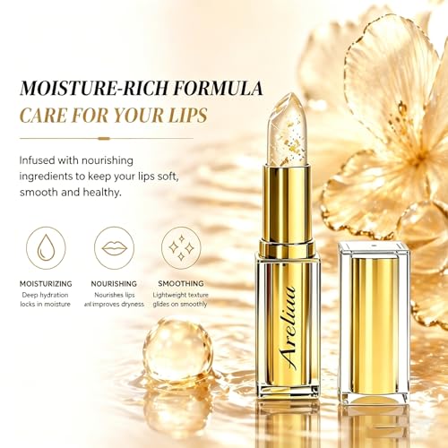 Areliaa pH Color-Changing Lipstick for Women, 2Pcs