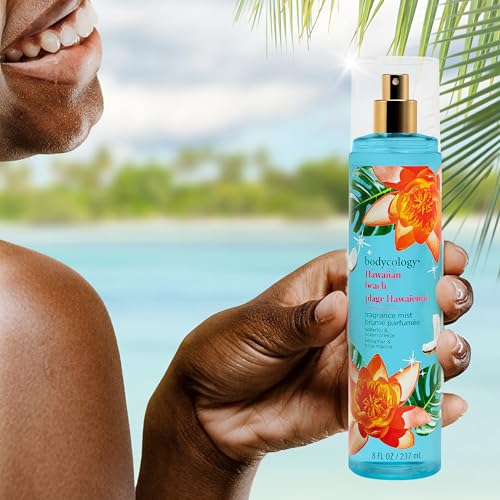 Bodycology Hawaiian Beach Fragrance Body Mist 8 fl oz – Tropical Coconut & Pineapple