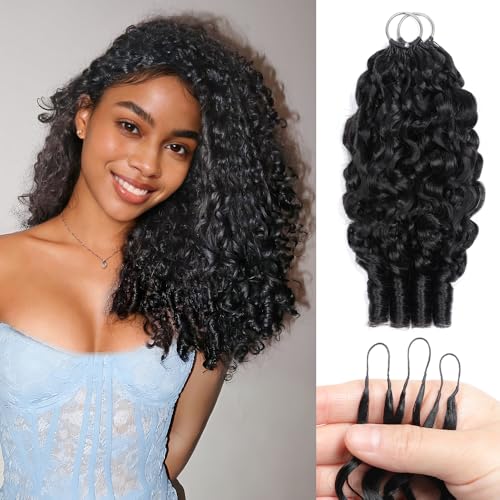 EINbeauty 16 Inch Burmese Curly Crochet Hair for Black Women