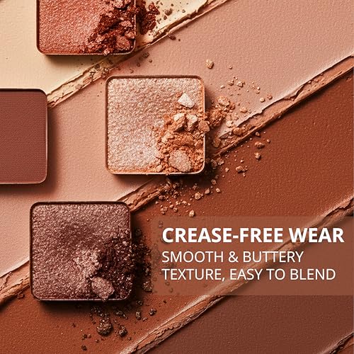 Lamora Bronze Eyeshadow Palette - 12 Shades Matte & Shimmer