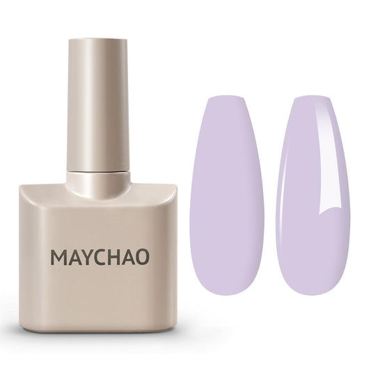 MAYCHAO 15ML Gel Nail Polish 1Pc Lilac Purple Gel Polish Soak Off UV LED Nail Polish Nail Art Starter Manicure Salon DIY at Home, 0.5 OZ