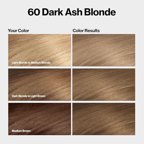 Revlon ColorSilk Bond Repair Hair Color 60 Dark Ash Blonde 3pk