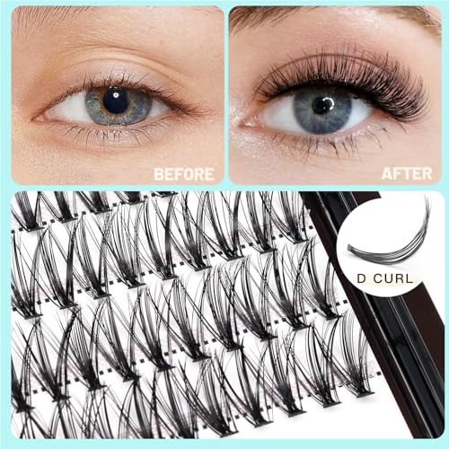 Cluster Lashes Mixed 8-14mm 120Pcs Natural Eyelash Extensions