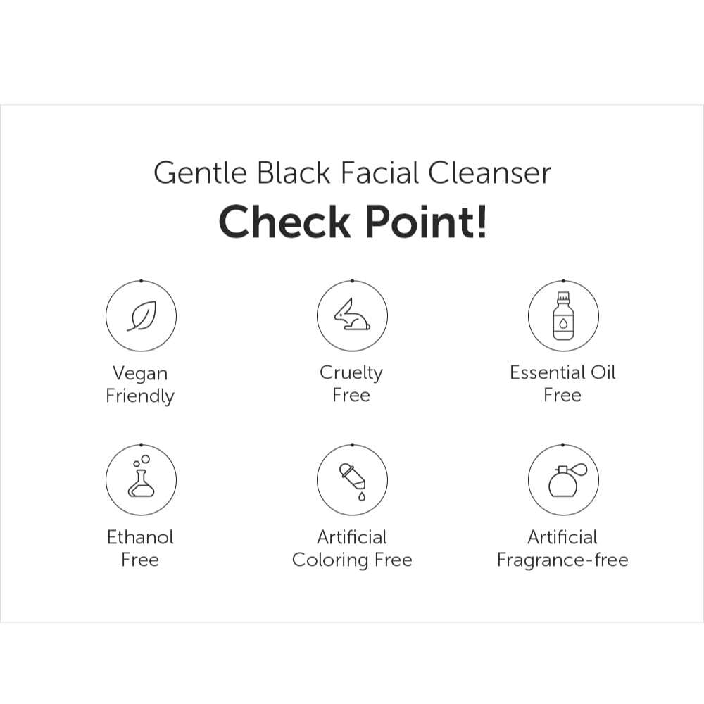 DearKlairs] Gentle Black Deep Cleansing Oil + Facial Cleanser Set, Vegan Black Bean, Korean Skincare Routine, Non-Irritating, Sensitive Skin Friendly