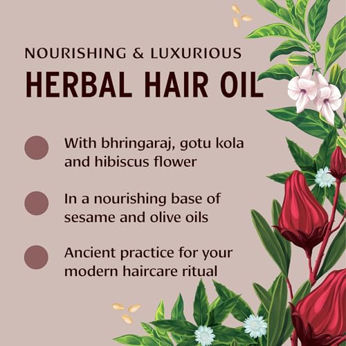 Banyan Botanicals Organic Hair Oil with Bhringaraj & Amla - 8 oz