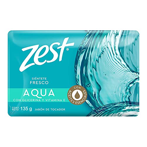 Zest bar soap Aqua Original with Glycerin and Vitamin E bath soap to Feel Fresh with its content of essential oils 135 g (2)