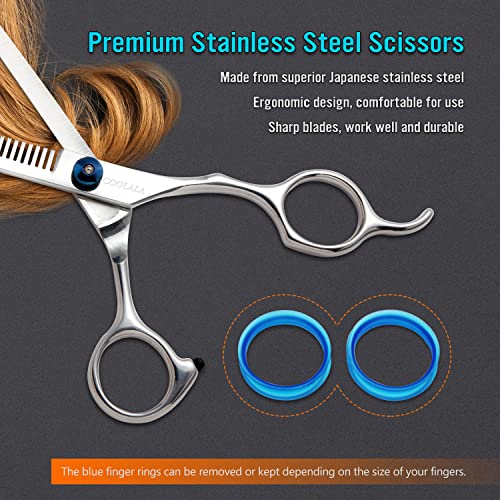 COOLALA Professional Hair Thinning Scissors 6.5" Stainless Steel