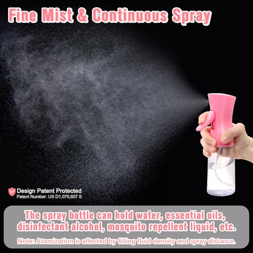 Milukon Fine Mist Spray Bottle 6.8oz - Hair, Skincare & Plant Care