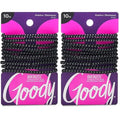 Goody Hair Tie, 10 Count, Black, 4MM | Nonslip | For Medium Hair | Ouchless | Pack of 2