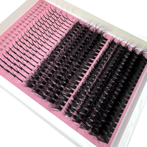 Spiky Lash Clusters - 60D Volume Individual Eyelash Extensions DD Curl