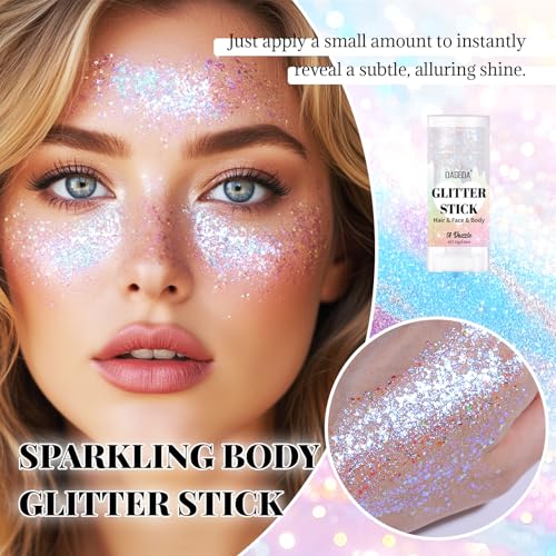 DAGEDA Dazzle Body Glitter Stick - Holographic Sparkle Makeup