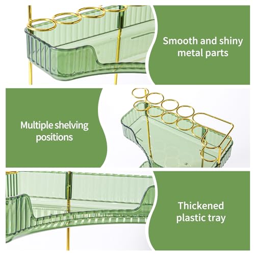 Corner Makeup Organizer 3-Tier Acrylic Bathroom Storage