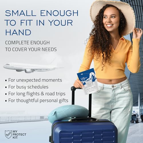 Travel Size Toiletries Kit, 18-Piece Essentials Set