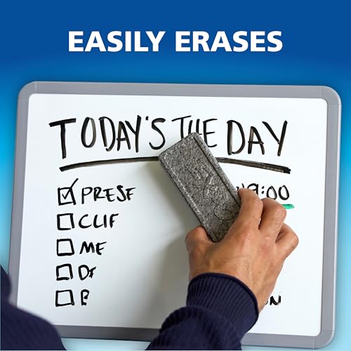 Expo Black Dry Erase Markers with Low Odor, 4 Count – Chisel Tip, 1 Pack