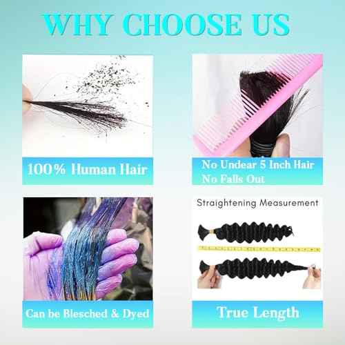 Human Braiding Hair for Boho Braids Human 110g 24 Inch Color 4 Deep Wave Boho Bulk Human Hair for Braiding 12A Deep Wave Bulk Bohemian 2 Bundles/Pack Chocolate Brown