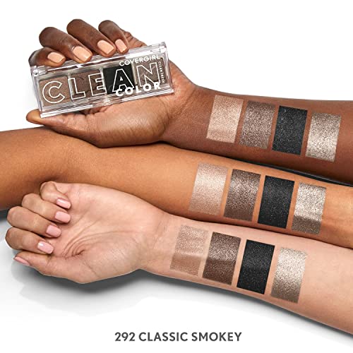 COVERGIRL Clean Fresh Eyeshadow Palette, Shimmer Finish, Vegan