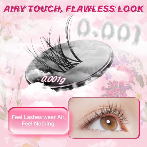 PRO LASHBEAUTY Spider Lash Clusters - Wispy D Curl 8-16mm