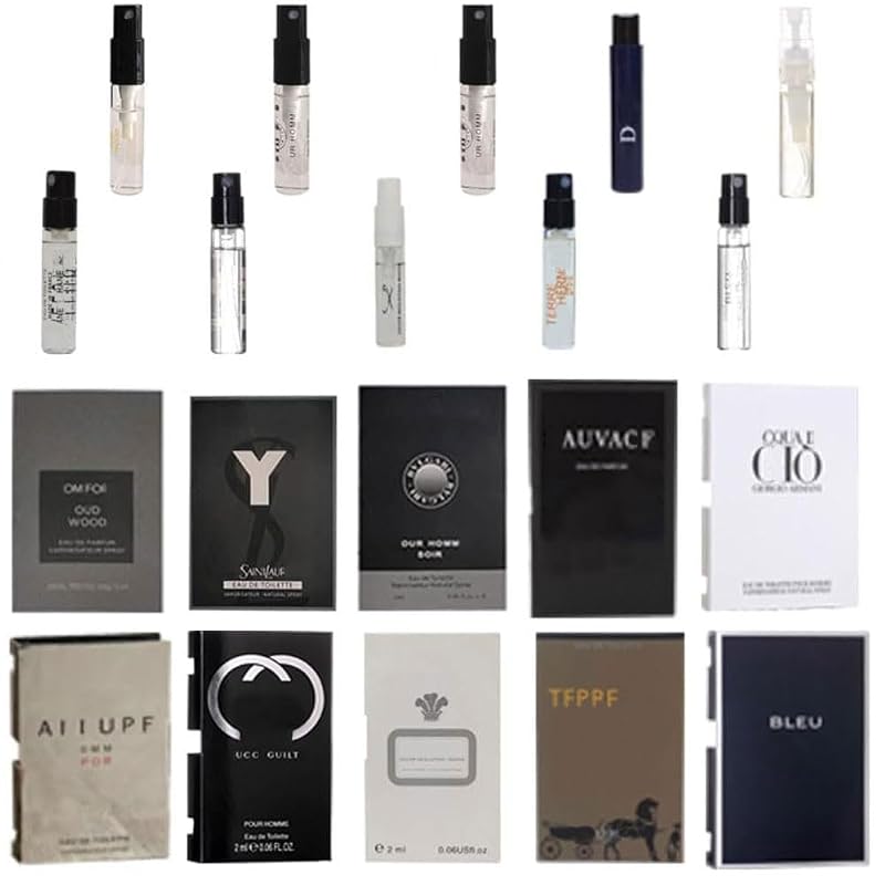 Men's Cologne Sampler Set - 10 Designer Fragrance Vials
