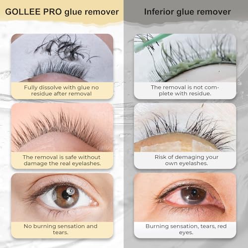Eyelash Extension Remover - Professional Gel, Quick 1-3 Min