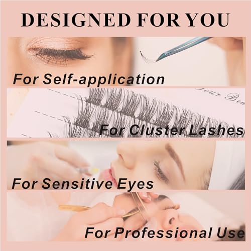 Waterproof Lash Cluster Glue - Long Lasting & Strong Hold 5ml