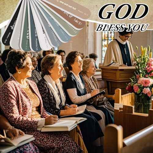 50 Pcs Christian Gifts for Women Bulk Christian Nail File Bulk Mini Bible Scripture Emery Board Nail Files Religious Appreciation Gifts for Employee Teacher Staff Coworker Women (Morandi)