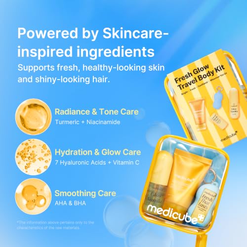 Medicube Fresh Glow Body Kit - Travel-Ready 3-Piece Set