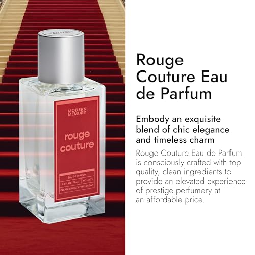 Modern Memory Rouge Couture Eau de Parfum for Women - Long Lasting Fragrance, 2.5 fl oz